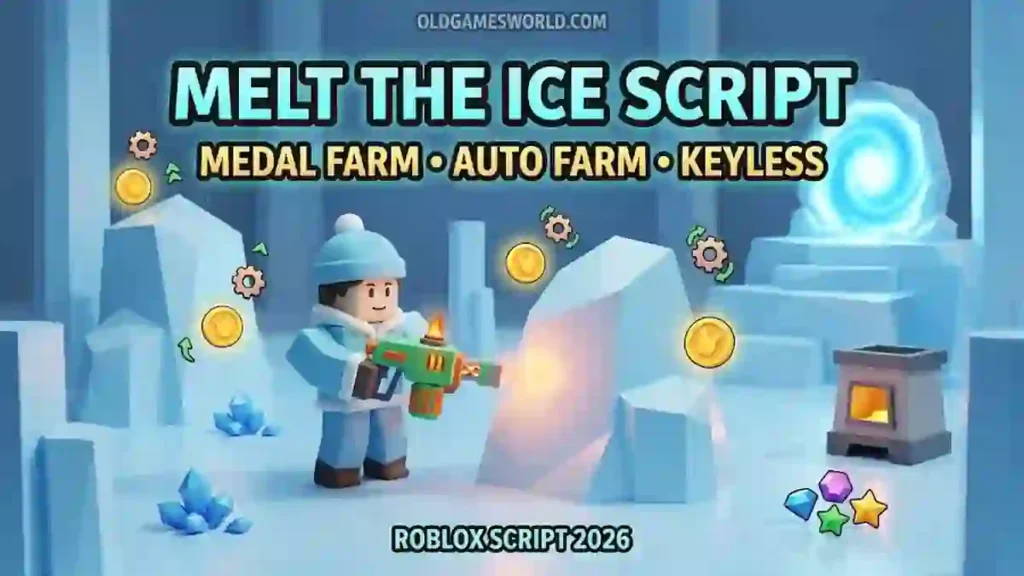 Melt the Ice Script 2026 with Medal Farm, Auto Farm and Keyless features