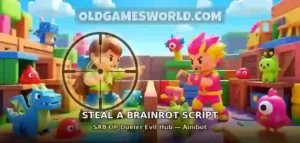 Steal a Brainrot Script — SAB OP Dueler Evil Hub aimbot thumbnail