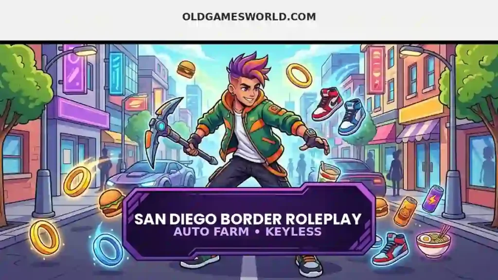 San Diego Border Roleplay Auto Farm Roblox script keyless with Ring, Sneakers and Wagyu Beef farming