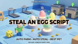 Steal an Egg Script 2026 with Auto Farm, Auto Steal, Best Pet and Keyless features