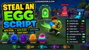 Steal An Egg Script 2026 with Auto Steal, Auto Place, Target Rarity and Keyless features